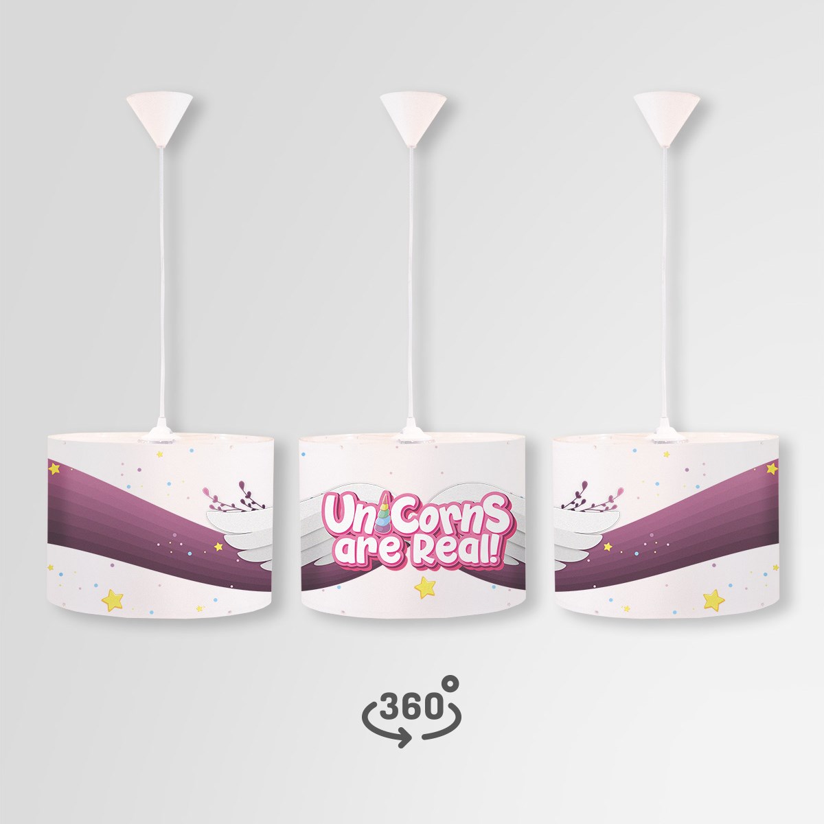 WINGS DAİRE SARKIT AYDINLATMA (LARGE)