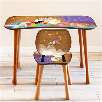 Back to School Kız Çalışma Masa Seti (5-9 Yaş)