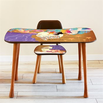 Back to School Kız Çalışma Masa Seti (5-9 Yaş)