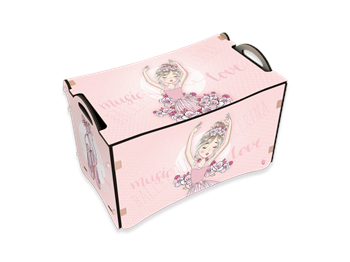 BALLERINA OYUNCAK KUTUSU - SANDIK