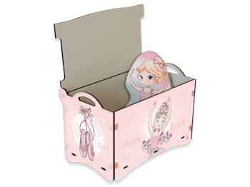 BALLERINA OYUNCAK KUTUSU - SANDIK