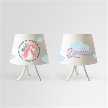 BELIEVE UNICORN KONİK ABAJUR