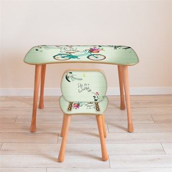 Bisiklet Çalışma Masa Seti (5-9 Yaş)