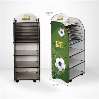 CHAMPIONS LOU KİTAPLIK - SEPERATÖRLÜ