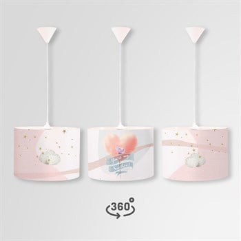 COTTON CANDY DAİRE SARKIT AYDINLATMA (LARGE)