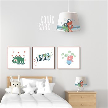 CUTE DINO KONİK SARKIT AYDINLATMA (LARGE)