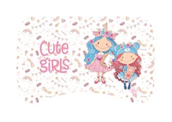 CUTE GIRLS TABURELİ MASA SETİ (2-4 YAŞ)