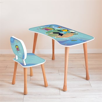 Dance Erkek Çalışma Masa Seti (5-9 Yaş)
