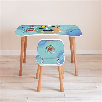 Dance Erkek Çalışma Masa Seti (5-9 Yaş)