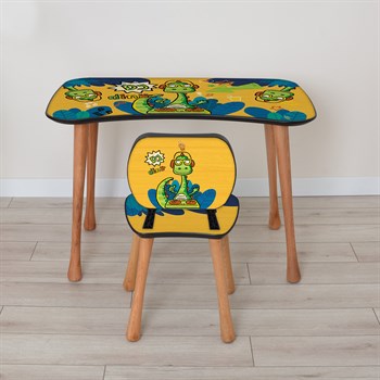 Dino Çalışma Masa Seti (5-9 Yaş)