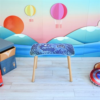 DINO TABURELİ MASA SETİ (2-4 YAŞ)