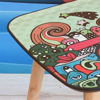 DOODLES TABURELİ MASA SETİ (2-4 YAŞ)