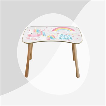 Dream Unicorn Sandalyeli Aktivite Masa Seti (2-4 Yaş)