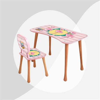 Flamingolar Çalışma Masa Seti (5-9 Yaş)