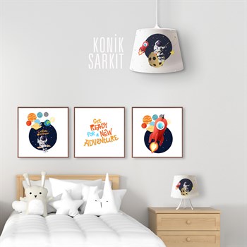 GEZEGENLER KONİK SARKIT AYDINLATMA (LARGE)