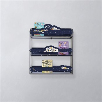 GEZEGENLER ÜÇLÜ DUVAR RAFI