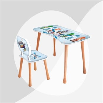 Kayak Erkek Çalışma Masa Seti (5-9 Yaş)
