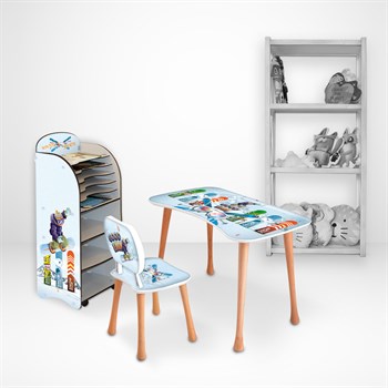 KAYAK ERKEK LOU KİTAPLIK - SEPERATÖRLÜ