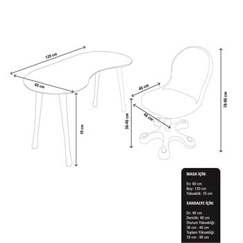 KEMAN ÇALIŞMA MASA SETİ (8-14 YAŞ)
