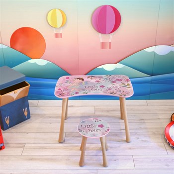 LITTLE FAIRY TABURELİ MASA SETİ (2-4 YAŞ)