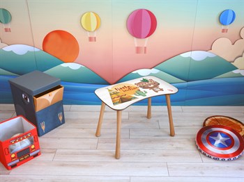 LITTLE INDIAN TABURELİ MASA SETİ (2-4 YAŞ)