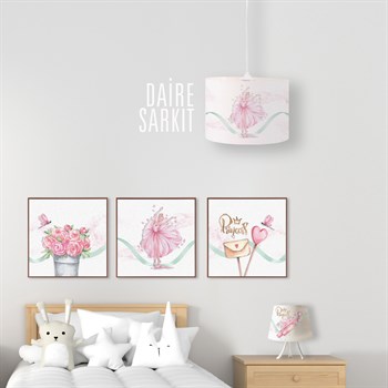 OCEAN BALLERINA DAİRE SARKIT AYDINLATMA (LARGE)