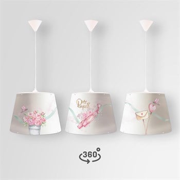 OCEAN BALLERINA KONİK SARKIT AYDINLATMA (LARGE)