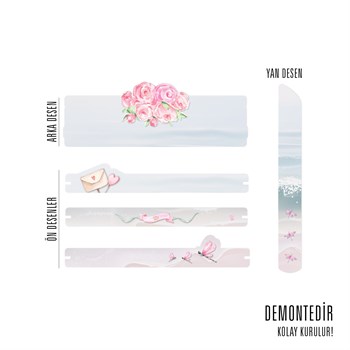 OCEAN BALLERINA ÜÇLÜ DUVAR RAFI