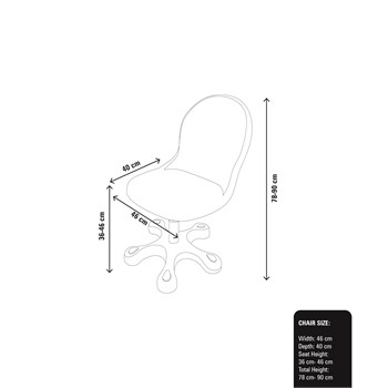 OCEAN WORLD ÇALIŞMA SANDALYESİ (8-14 YAŞ)