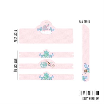 PEGASUS ŞATO ÜÇLÜ DUVAR RAFI