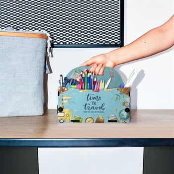 POPCORN KALEMLİK ORGANİZER WORLD MAP ERKEK