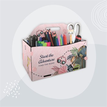 POPCORN KALEMLİK WORLD MAP KIZ