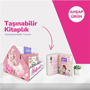 POPCORN TAŞINABİLİR KİTAPLIK BALLERINA