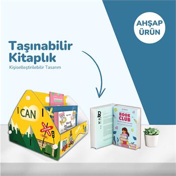POPCORN TAŞINABİLİR KİTAPLIK CUF CUF