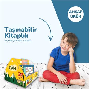 POPCORN TAŞINABİLİR KİTAPLIK CUF CUF