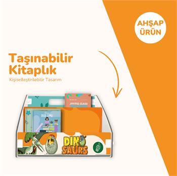 POPCORN TAŞINABİLİR KİTAPLIK DİNO