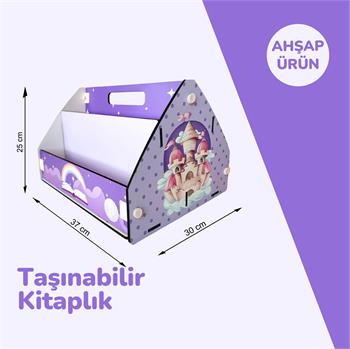 POPCORN TAŞINABİLİR KİTAPLIK KIZ