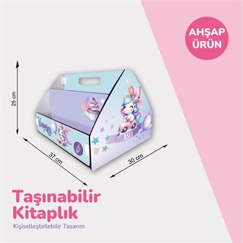 POPCORN TAŞINABİLİR UNICORN KİTAPLIK