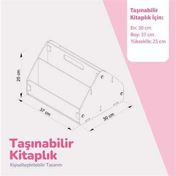 POPCORN TAŞINABİLİR UNICORN KİTAPLIK