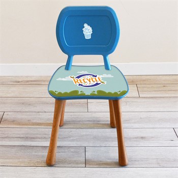 Recycle Board Aktivite Sandalye (5-9 Yaş)