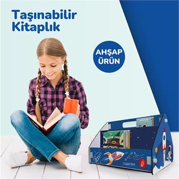 POPCORN TAŞINABİLİR KİTAPLIK ERKEK