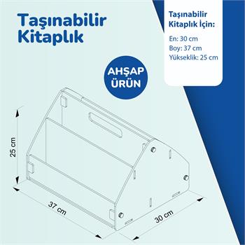 POPCORN TAŞINABİLİR KİTAPLIK ERKEK