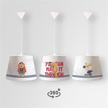 TEDDY BEAR KONİK SARKIT AYDINLATMA (LARGE)