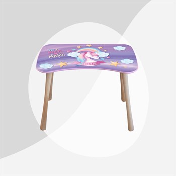 Unicorn Sandalyeli Aktivite Masa Seti (2-4 Yaş)