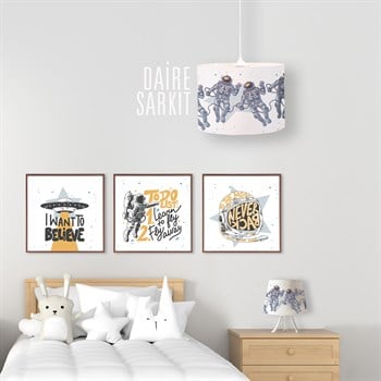 UZAY DAİRE SARKIT AYDINLATMA (LARGE)