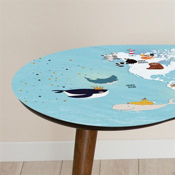 WORLD MAP ERKEK ÇALIŞMA MASASI (8-14 YAŞ)