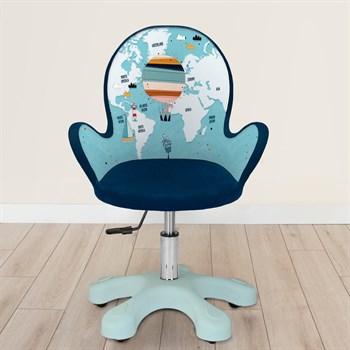 WORLD MAP ERKEK ÇALIŞMA SANDALYESİ (8-14 YAŞ)