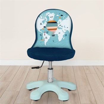 WORLD MAP ERKEK ÇALIŞMA SANDALYESİ (8-14 YAŞ)