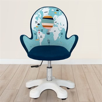 WORLD MAP ERKEK ÇALIŞMA SANDALYESİ (8-14 YAŞ)