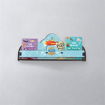 WORLD MAP ERKEK TEKLİ DUVAR RAFI